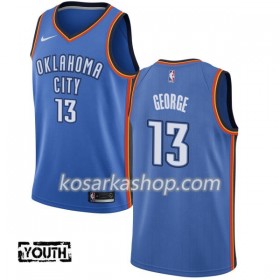 Dres Oklahoma City Thunder Paul George 13 Nike 2017-18 Plava Swingman - Dječji